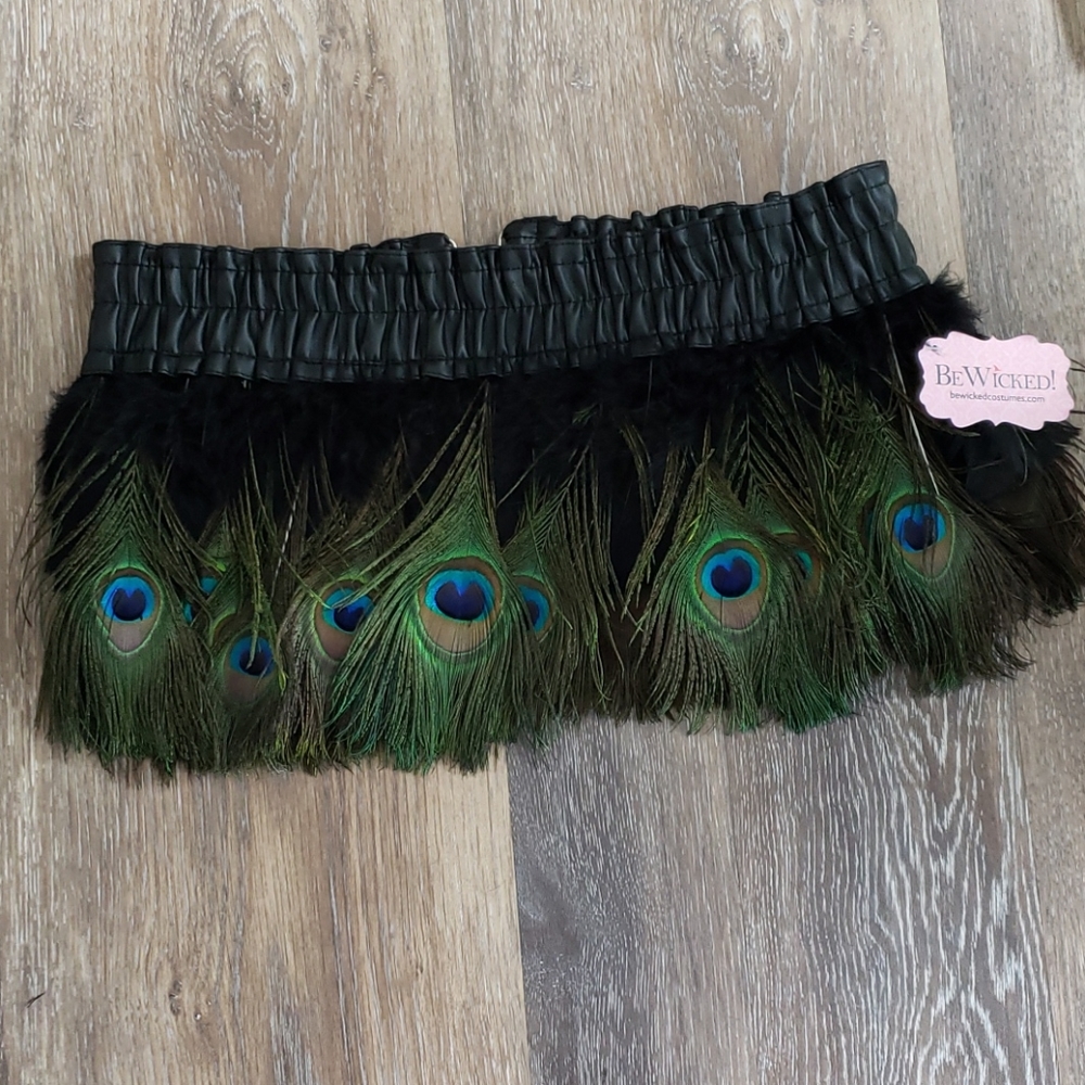Peacock costume skirt